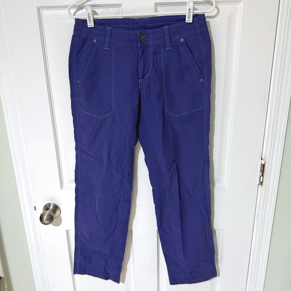 Kuhl Splash Purple Hiking Pants Womens Size 4 Regular Straight Leg Outdoor Trail